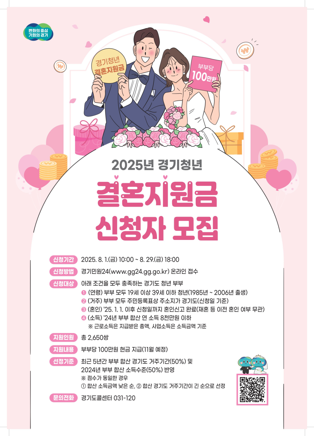 2025년 경기청년 결혼지원사업
